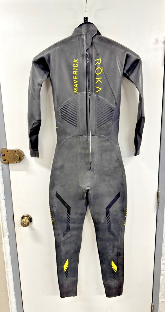 ROKA Men’s Maverick Comp II M size Roka Maverick Comp II - Men's XS Open Water Triathlon Black and