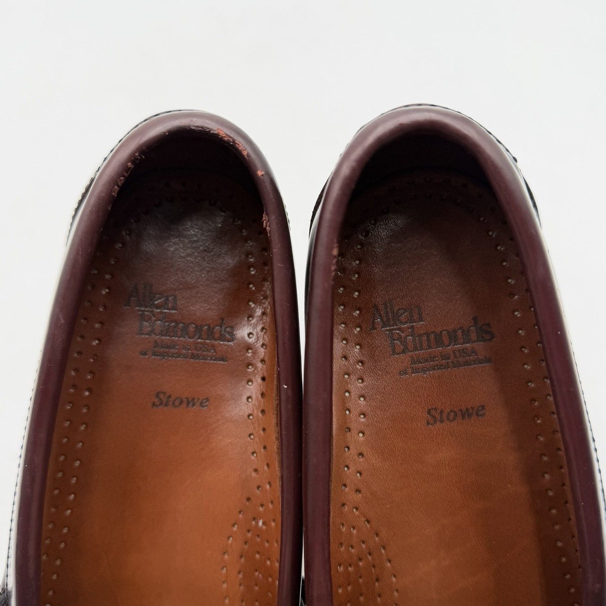 Allen Edmonds Stowe Tassel Loafers Mens Size 10D Leather 