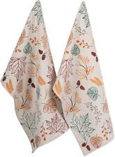 Fall Kitchen Towels for Kitchen Decorative Cotton Dish Towel Set, 18X28, Autumn
