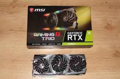 MSI RTX2080Ti Gaming X Trio 11 GB Speicher Getestet mit OVP