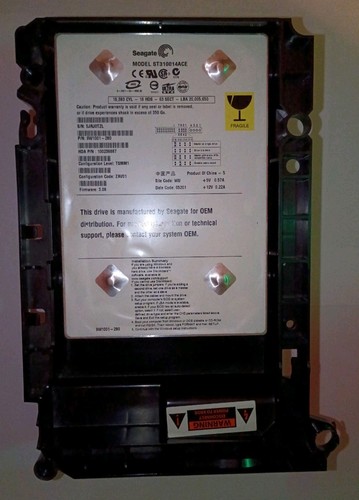 Xbox OG, Seagate ST310014ACE HDD, 10GB 3.5" IDE drive, Replacement Drive, WORKS