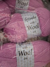 Wendy DK wool Yarn 3x100gm 300gm Knitting Crochet NEW pink