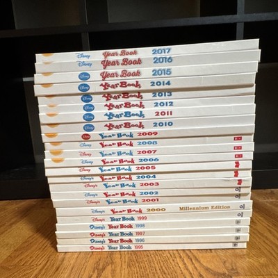Disney Year Books 1995-2017 Complete Set of 23