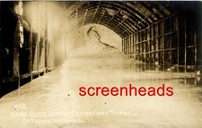 1930s RPPC PHOTO PENNSYLVANIA TURNPIKE CONSTR...