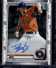 2020 Bowman Chrome #CPA-TI Tyler Ivey Prospect Autographs