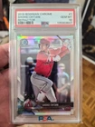 2018 Bowman  Chrome Refractor #1 Shohei Ohtani Rookie RC 177/499 PSA 10