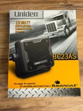 Uniden BC23A 15W External CB External Speaker - Black - NEW