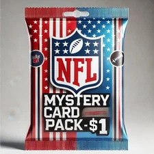 NFL Mystery Card Pack 1$ - 3-5 Cards