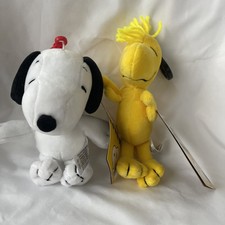 Aurora - Peanuts - 4.5" Snoopy And Woodstock Keychain Timeless Stuffed Animal
