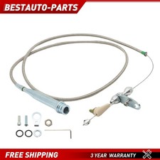 For Chevy Sbc Bbc Th350 Stainless Braided Transmission Kick Down Cable Detent For Chevy Sbc Bbc Th350 Stainless Braided Transmission Kick Down Cable Detent