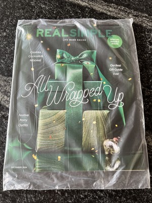 S27b- Real Simple Magazine December 2024 Holiday Double Issue All Wrapped Up ￼