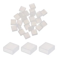 25pcs USB Type A Port Plugs Covers Caps Anti Dust for USB Male End, Clear