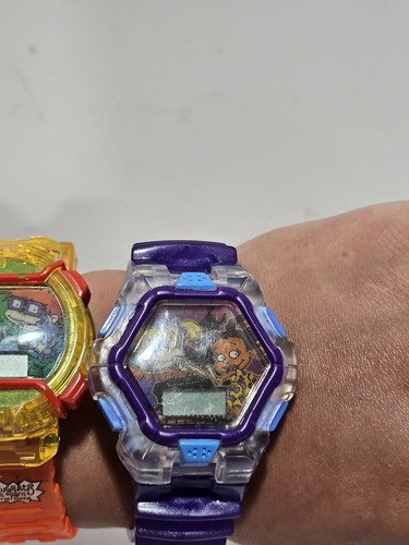 3 Vintage Rugrats In Paris Burger King Chatback Watches - Picture 5 of 8