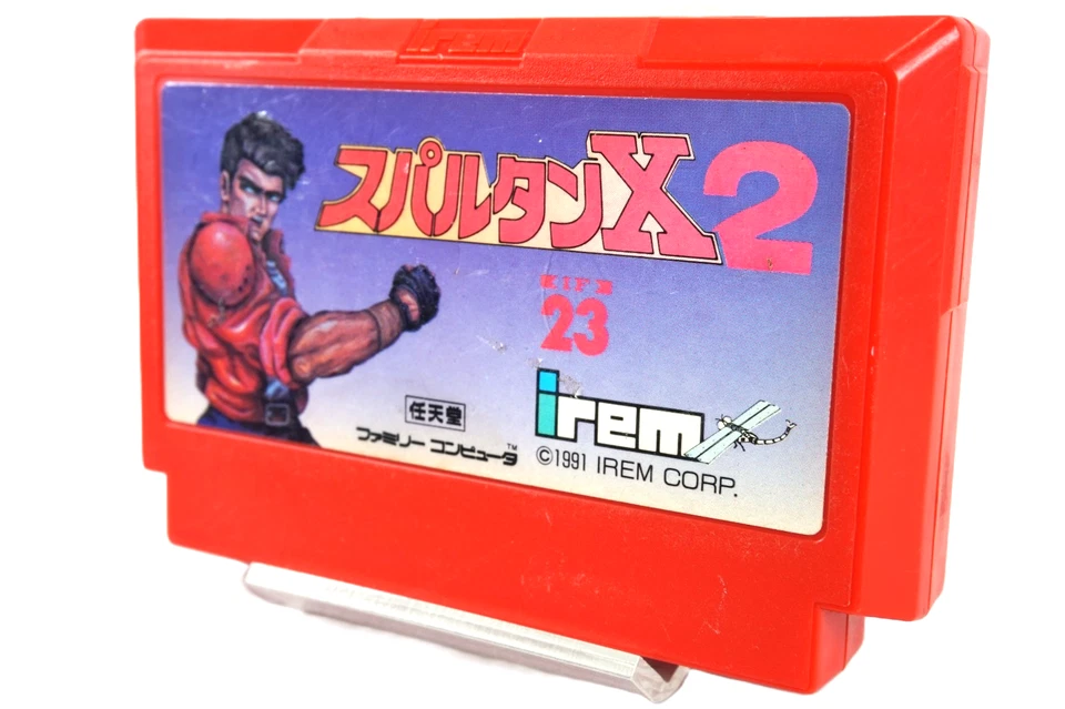 Spartan X2 Famicom FC Japan Import Irem 1991 Action Game Cartridge Rare - Image 2 of 4