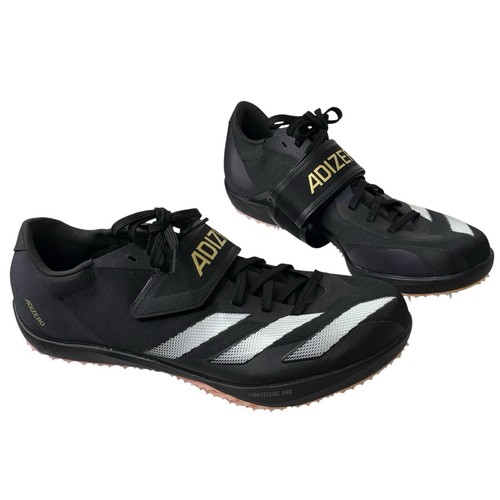 adidas Mens Adizero HJ TrackField Sneakers Shoes Black ID0304 SIZE US 8.5