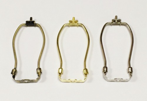 Lamp Parts-Lamp HARP W/Saddle 5" to 12" Heavy Duty 3 Finishes: AB,PB,PN (1 Pc.) - Picture 3 of 47