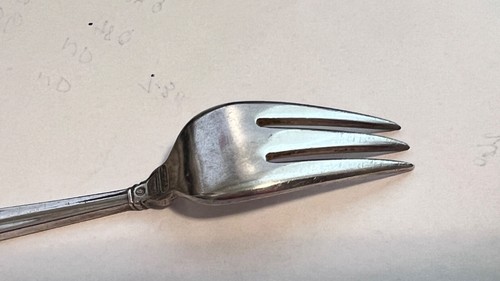 Royal Danish by International Sterling Silver Salad Fork No Monograms - Picture 2 of 4