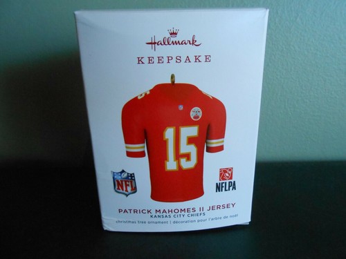 Patrick Mahomes #15 Kansas City Chiefs 2019 Jersey Christmas Ornament New - Picture 2 of 2