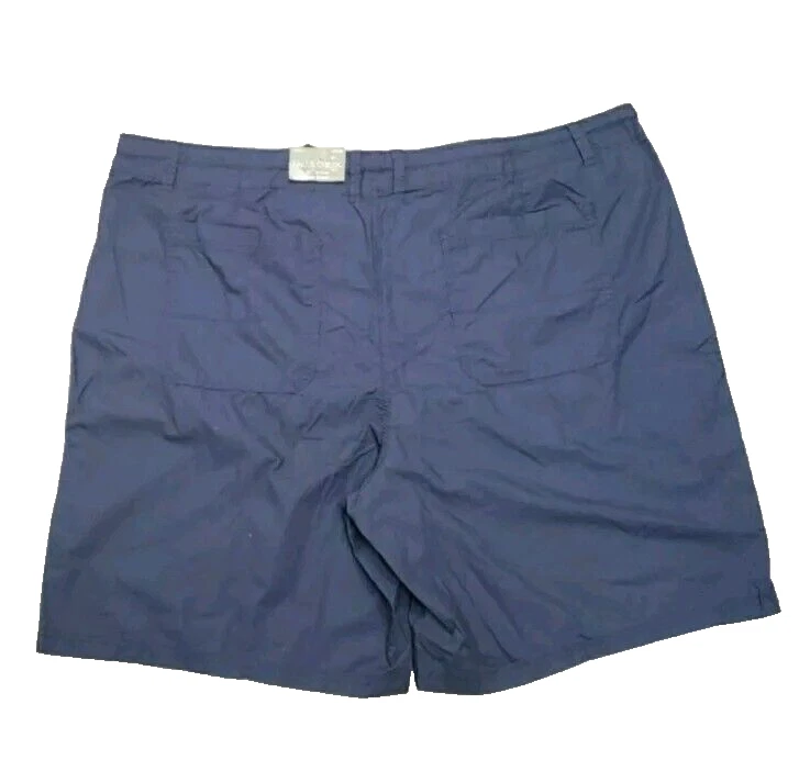 Chino corto FALLS CREEK para hombre azul marino Pockchop talla XXXL (3XL) 100 % algodón nuevo con etiquetas Foto 2 de 3