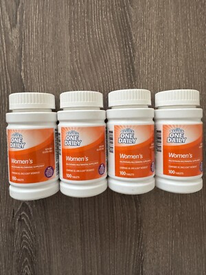 21st Century Women's One Daily Multivitamin Multimineral Tablet 100ct LOT 4