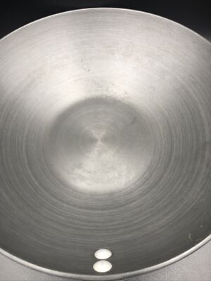 Used Commercial Aluminum Cookware 10.5” Flat Bottom Wok G165 HC