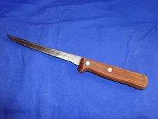 Vtg Dexter Boning Filet Knife S13G6NR Wood Handle Rivets 6" Narrow Fillet Blade