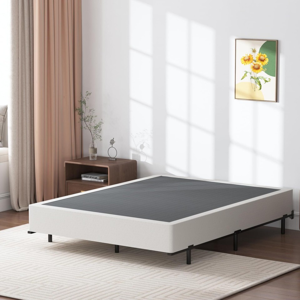 Queen Box Spring 9 Inch Box Spring For Queen Bed High Profile Metal ...