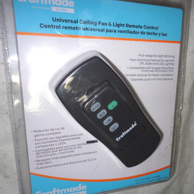 Craftmade Uc7224t Ceiling Fan ICS Remote Control for sale online eBay