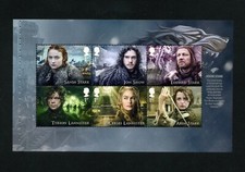 GB 2018 Booklet pane GAME OF THRONES SG 4033b  MNH / UMM FV£10.20   SALe  6x+++X