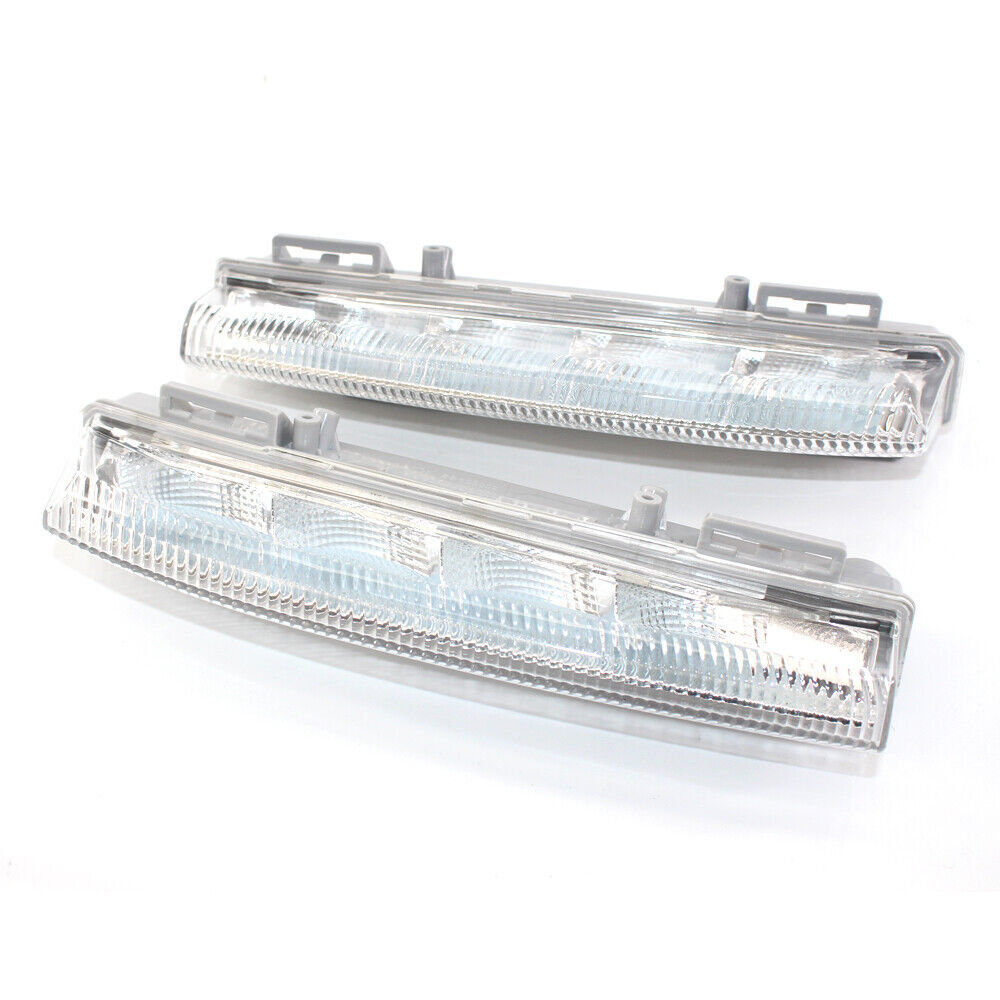 LED DRL Daytime Running Fog Light Left Right Side For MERCEDES C-Class W204 Kit