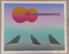 Teacher Bird Diane Williams Original Vintage Serigraph Signed #118/140 1969