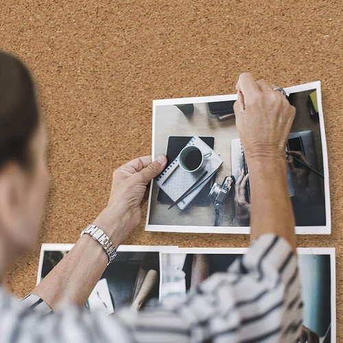 Hand in Hand Premium Corkboard Pinboard Aluminium Frame 1200 x 900mm - Picture 8 of 11