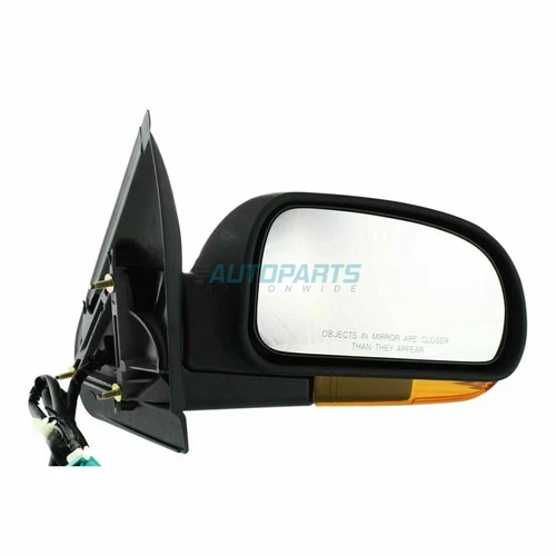 Right Power Folding Mirror Heated Textured Fits 02-09 Chevrolet Trailblazer