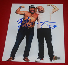 Comedians BERT KREISCHER TOM SEGURA Signed 8X10 Photo Beckett COA BR28230