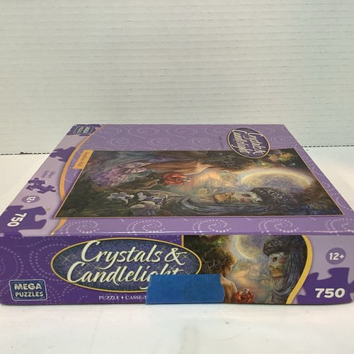 MEGA 750 PC Puzzle Crystals&Candlelight Masque Of Love Tiger Josephine Wall - Picture 3 of 5