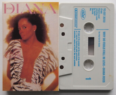 DIANA ROSS - WHY DO FOOLS FALL IN LOVE (CAPITOL TCEST26733) 1981 UK CASSETTE