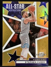 STEPHEN CURRY 2021-22 CONTENDERS OPTIC ALL STAR ASPIRATIONS GOLD PRIZM /10