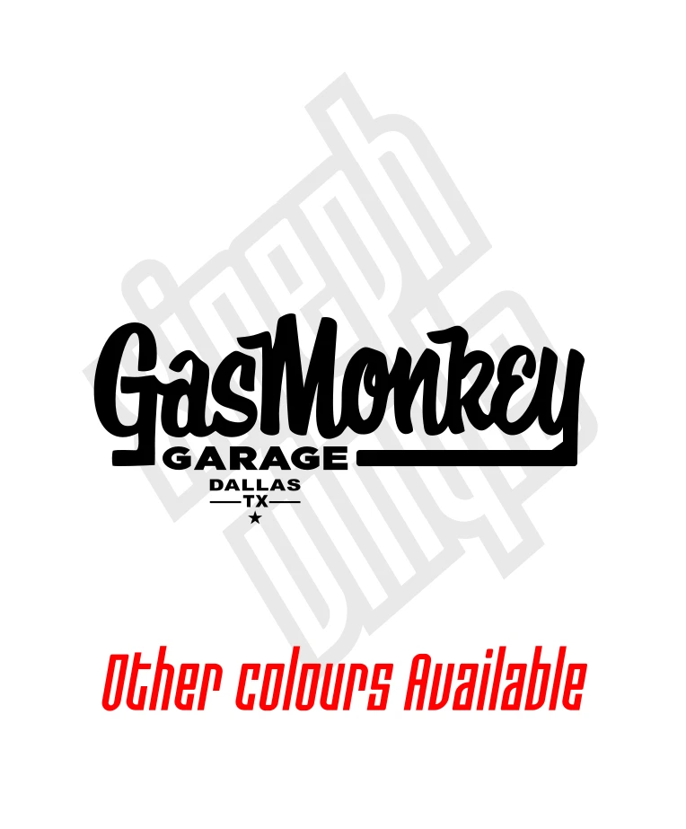 Gas Monkey Garage Decal