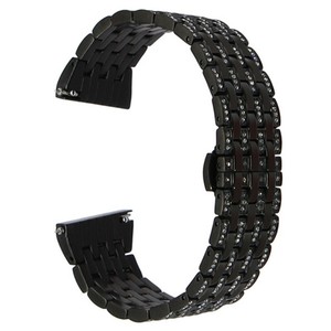 Correa Pulsera Brazalete Acero Inoxidable Samsung Gear S2 Classic Negro |  eBay