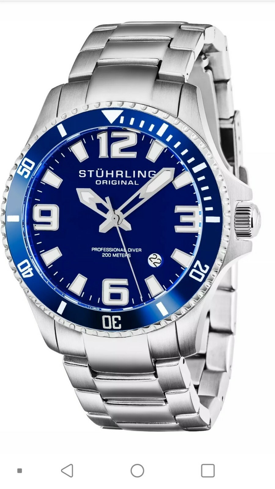 stührling original men's aquadiver watch