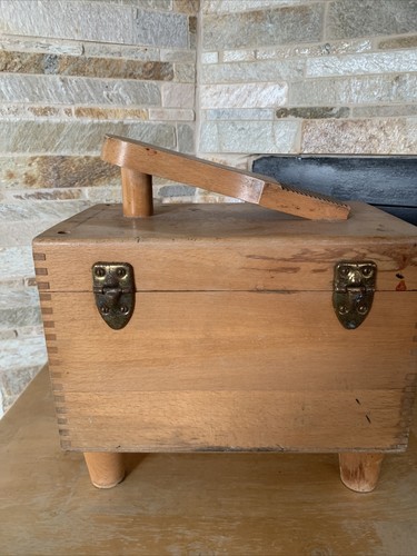 VTG Shoe Shine Kit Ronson Roto-Shine Box Only - Picture 2 of 5