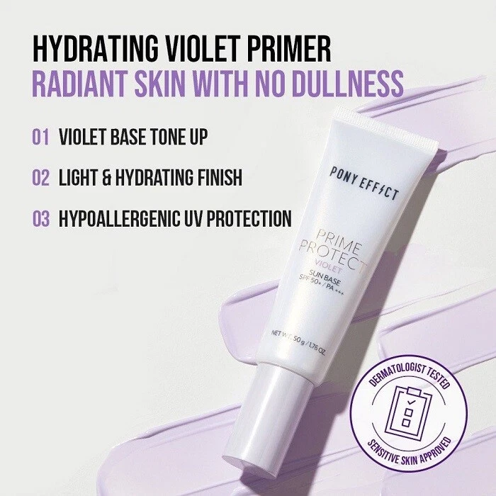 [PONY EFFECT] Prime Protect /  Super Moist / Violet Sun Base  / Korean Cosmetics - Image 3 of 4