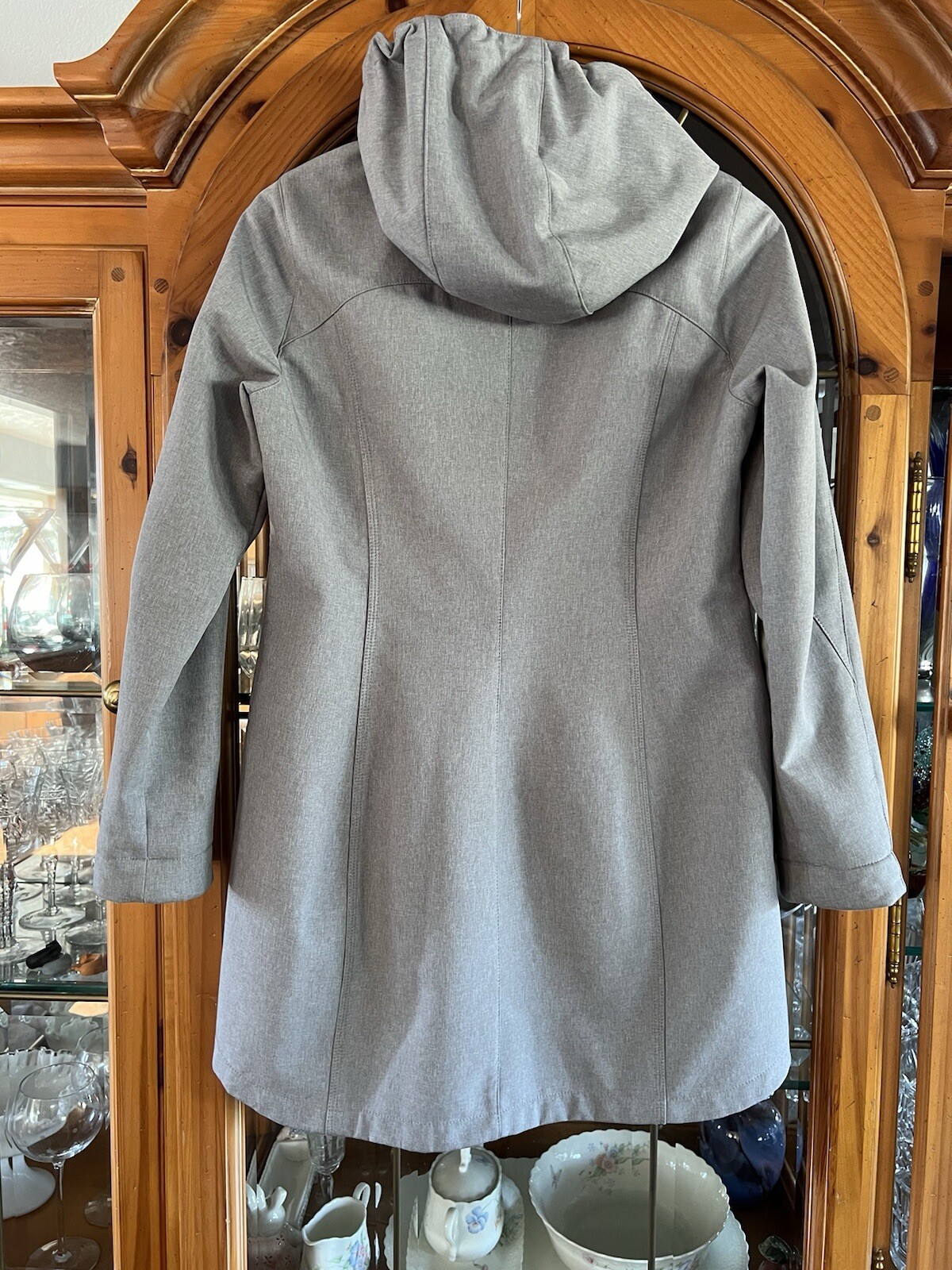 Pendleton Women’s Gray Lined Hooded Full Zip Jack… - image 4