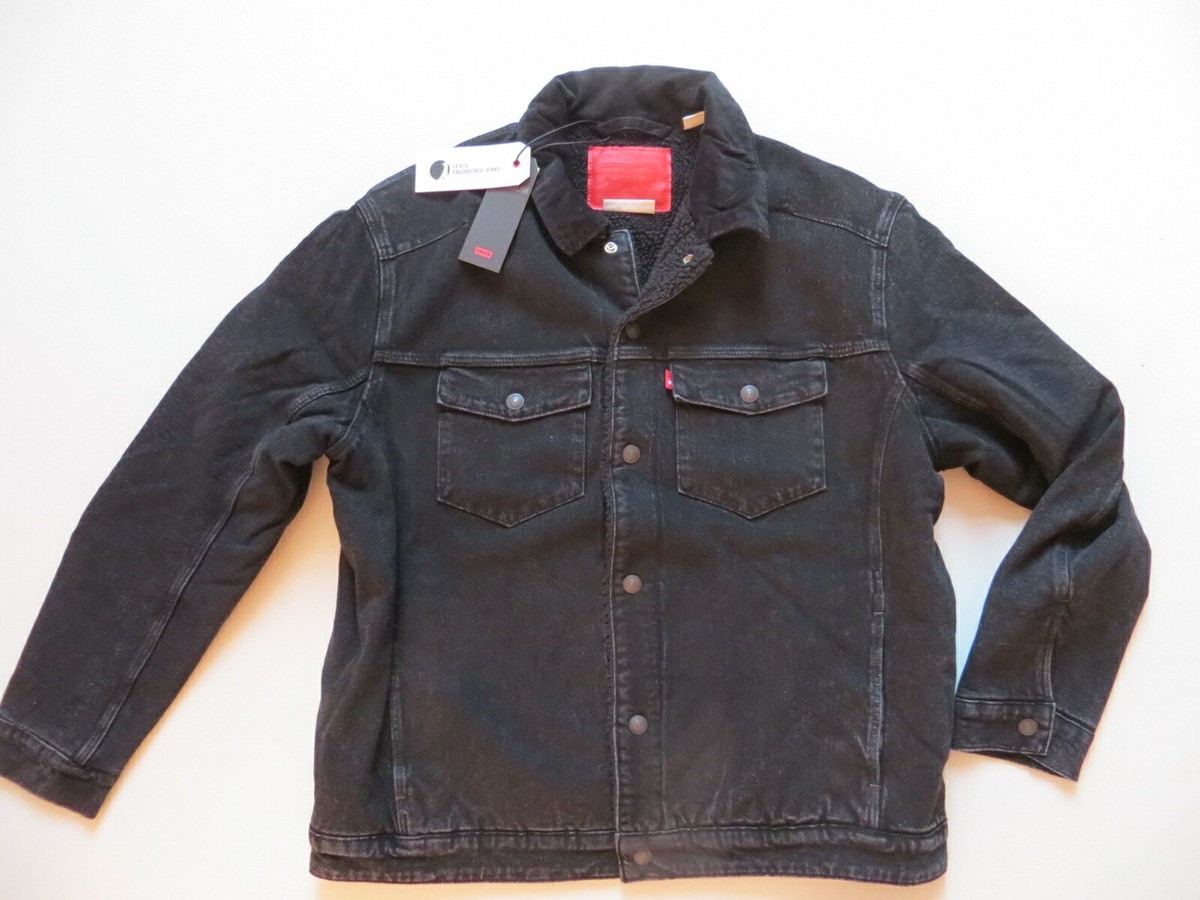 Levi's Engineered Jeans Jacket Size XL Cord Collar! Sherpa Fell! wide  comforta