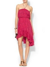 NWT Free People Safari Sun Halter dress, Mango Combo SIZE M     (F433Y243) T0916