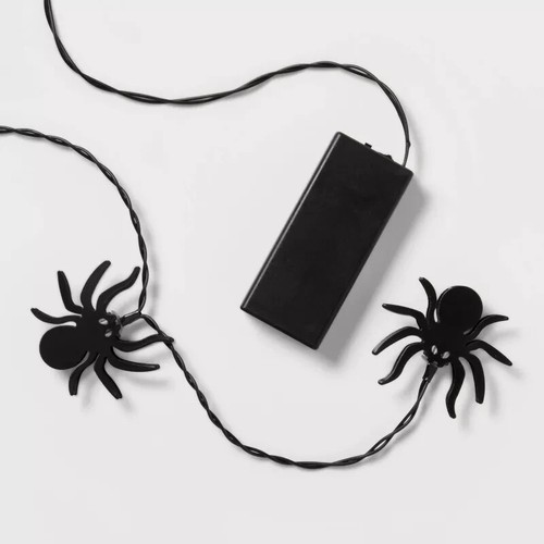 Spider Halloween String Metal Lights Purple-10 ct LED - Hyde & EEK - Picture 5 of 5