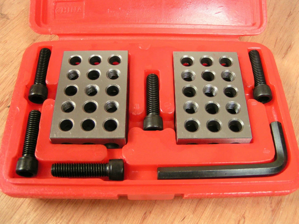 1-2-3 Blocks with 5pc Screw Set