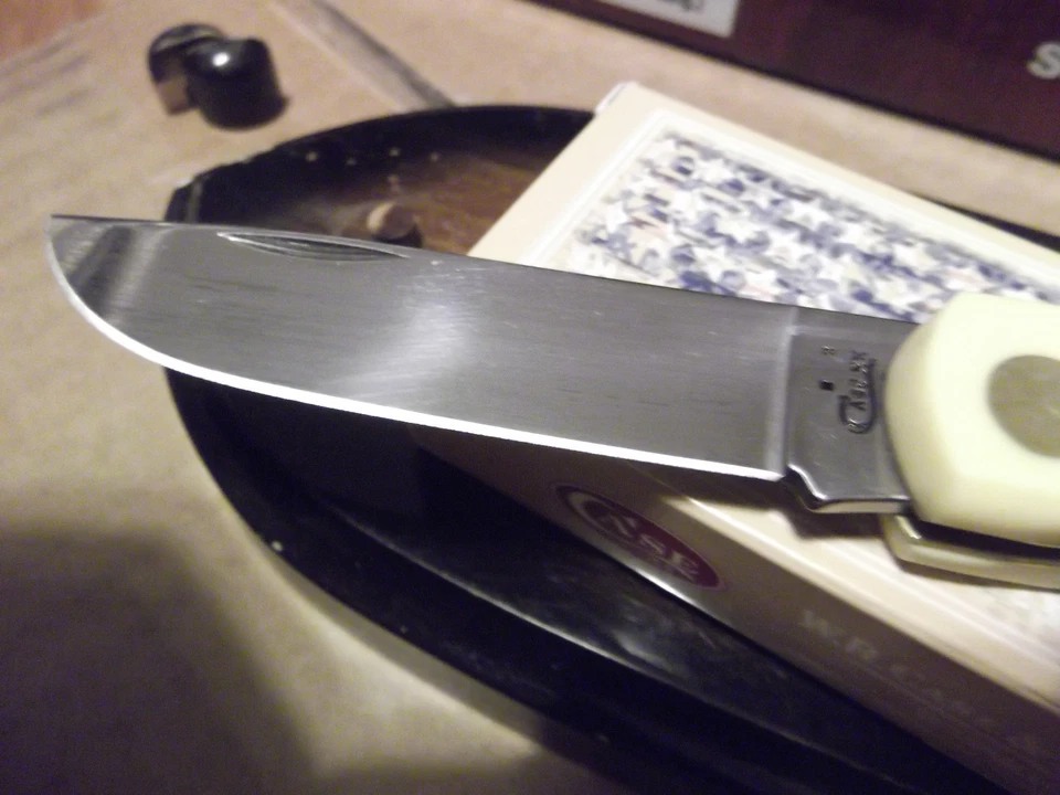 CASE POCKET KNIFE SOD BUSTER JR. 3 5/8" CLOSED YELLOW COMP HANDLE CS BLADE CA032 - Image 4 of 4