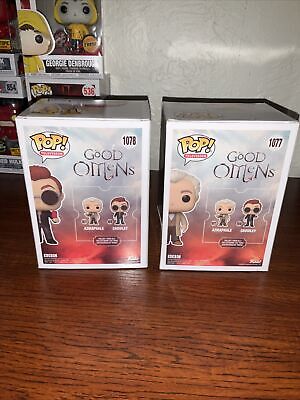 Funko Pop Television Lot of 2 Good Omens Aziraphale 1077 Funko Pop Television Lot of 2 Good Omens Aziraphale 1077