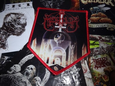 Marduk Patch Shape Shield Black Metal Zemial Necromantia *